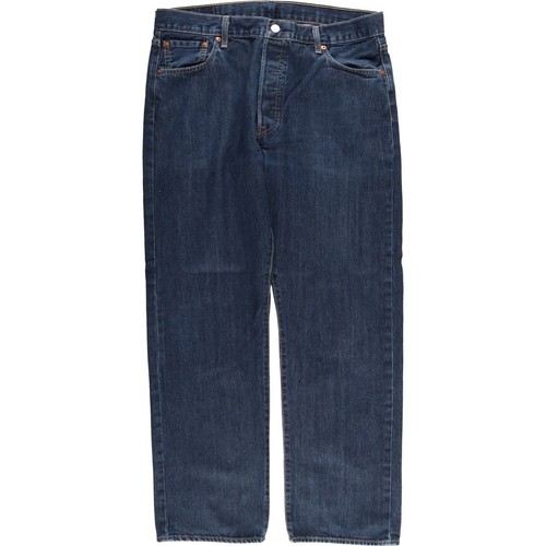 Levi's 501 Euro model straight denim pants for men, size W34 cotton blue type Vintage Second Hand