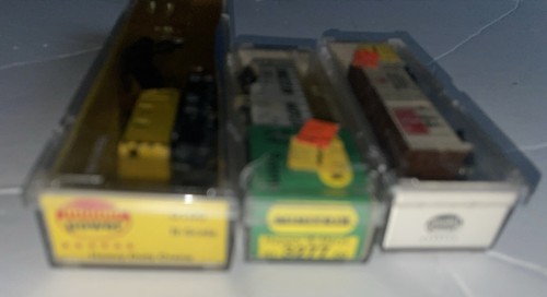 Model Train N Scale Crane,Hopper,Box Car Model Power-Minitrix - Bild 2 von 2