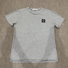Stone Island Men's Size Large Gray Short Sleeve T Shirt *READ