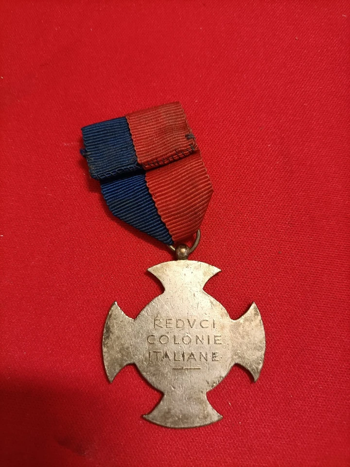 Medaglia - Reduci Colonie Italiane - Libia Eritrea Somalia Benadir - Immagine 2 di 2