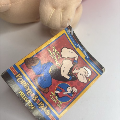 Peluche ancienne poupée Sweetpea collection Popeye & Pals 2002 KellyToy étiquettes 13" - Photo 2/9