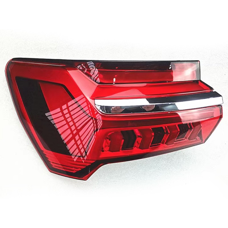 For Audi A6 C8 2019-2023 LED Rear Tail Light Brake Lamp Taillight Assembly Red