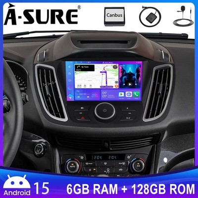 6+128G Carplay NAVI GPS Autoradio für Ford Escape 2013-2019 Kuga 2012-2018 C-Max