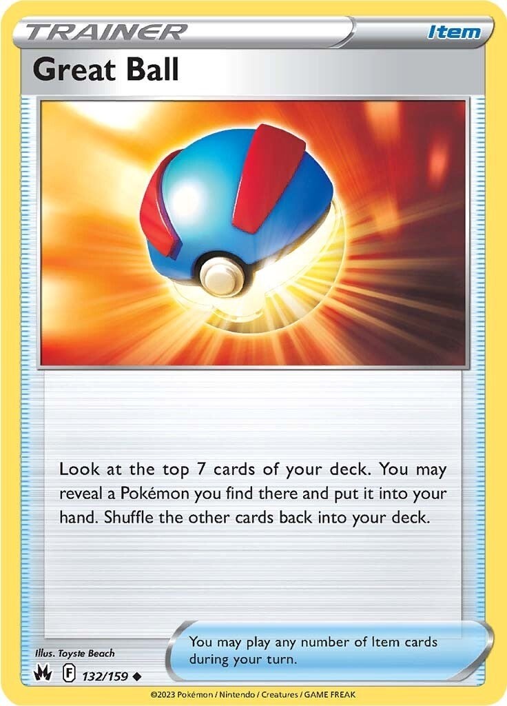 Great Ball Reverse Holofoil [CRZ - 132/159]
