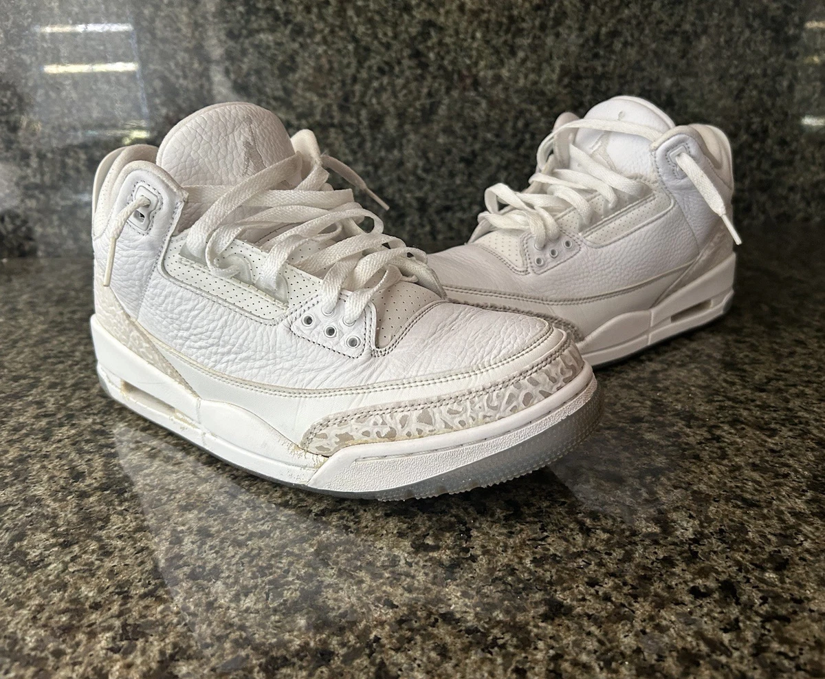 Jordan 3 Retro Triple White for Sale | Authenticity Guaranteed | eBay
