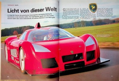 Sport Auto 02/2005 Gumpert Apollo mit 650PS im Fahrbericht auf 6 Seiten