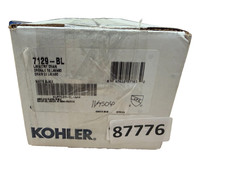 Kohler K-7129-BL Lavatory Grid Drain   Less Overflow - Matte Black