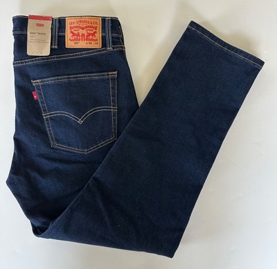 Levi's 502 Taper Regular Stretch Fit Jeans Dark Wash Size W38 X L32
