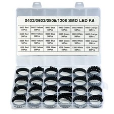 1200pcs Super Bright Smd Led Diode Assortment 6 Colors Assortment 0603 0805 1206 1200pcs Super Bright Smd Led Diode Assortment 6 Colors Assortment 0603 0805 1206