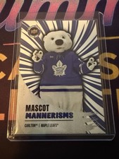 2026 UD National Hockey Card Day Mascot Mannerisms Carlton #M-7 Maple Leafs