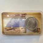 New Listing1921 $1 US Trade Dollar Silver Coin, Wagon Train Edition.900 Fine, Display Pkg.