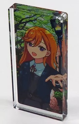 Acrylständer / Acrylplatte Kanon Shibuya (Pixel Art) Acrylblock ''Love Live!