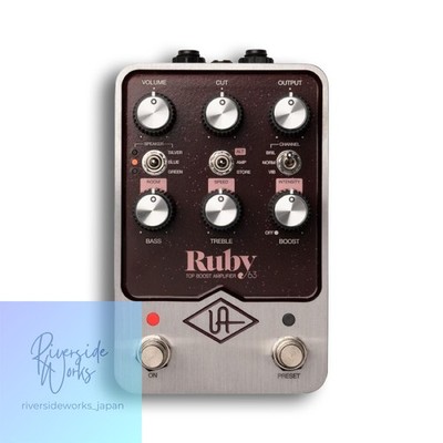 Universal Audio UAFX Ruby 63 Top Boost Verstärker Overdrive Simulator