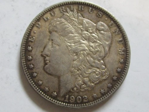 1902 Morgan Dollar 90% Silver $1 US Coin Collectible