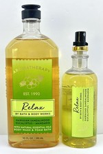 Bath Body Works RELAX SANDALWOOD EUCALYPTUS MANDARIN Aromatherapy Mist Wash