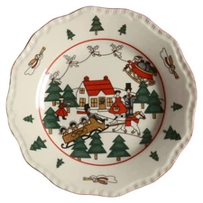 Mason's Christmas Village Salad Plate 8688028