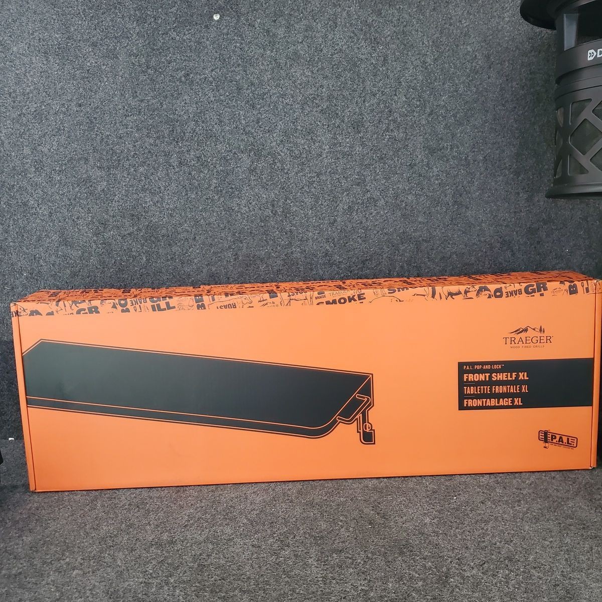 Bac605 P.a.l. Pop-and-lock Front Shelf Xl Grill Accessory