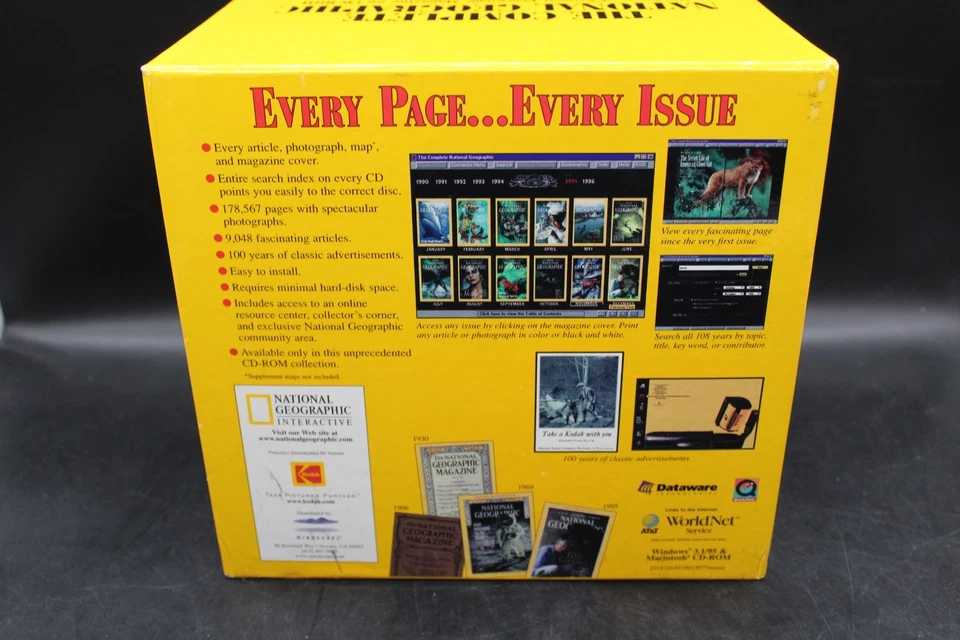 The Complete National Geographic Magazine 108 Years on CD-ROM Colorful Boxed Set - Image 4 of 4