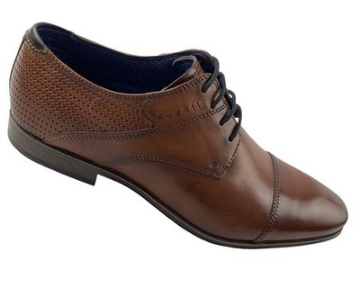 Bugatti Herren Halbschuhe 312-42001-2100 Cognac Gr.42