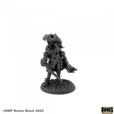 ANGELICA FAIRWEATHER, PIRATE Reaper Miniatures Bones Black REM44222 D&D