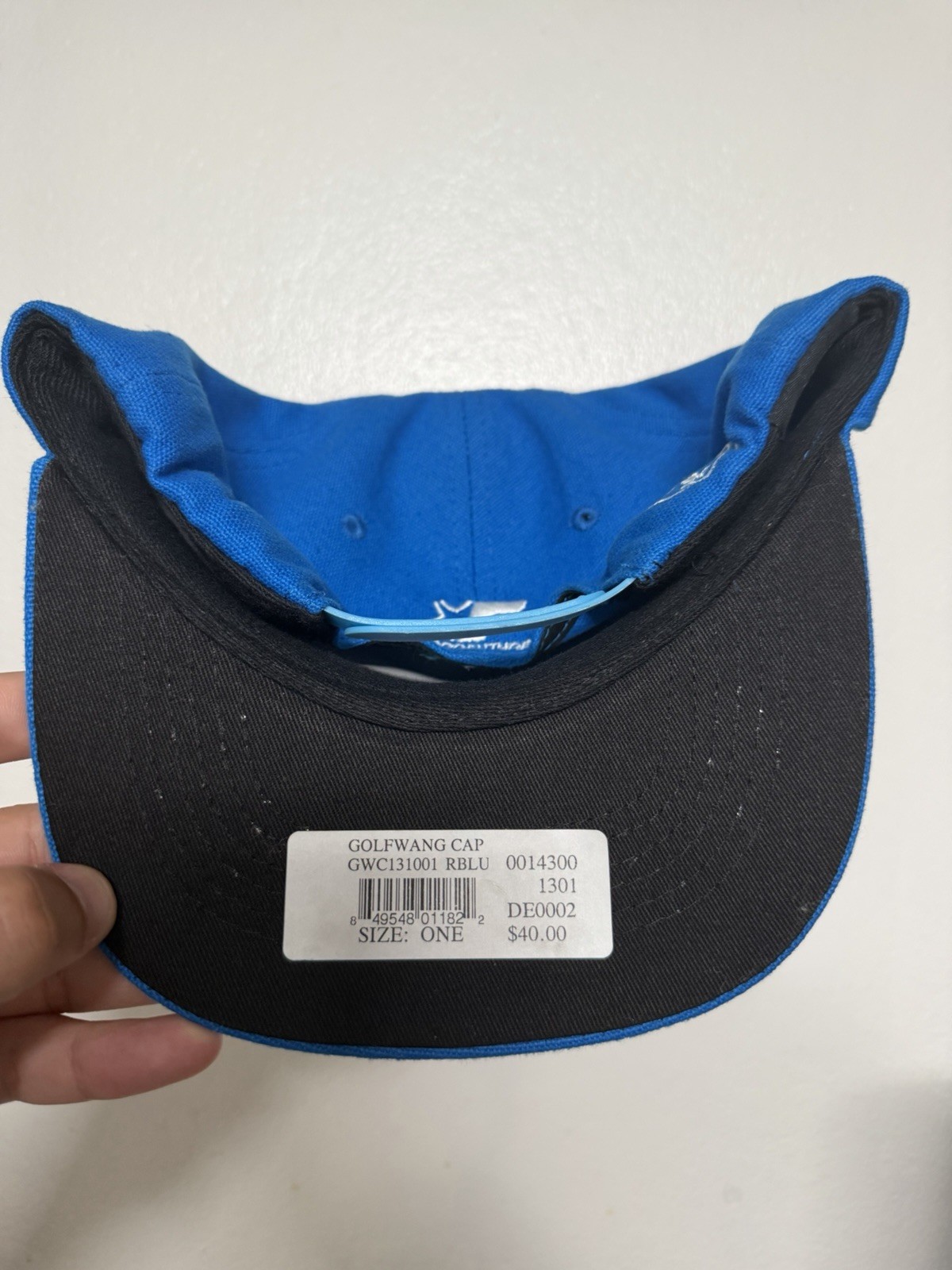 NWT GOLF WANG Odd Future Box Cutter Snapback Hat, TEAL Blue image 2