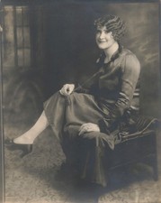 Pretty Lady 1930s Photo Portrait Vaudeville Lady Socialite  a*P185c