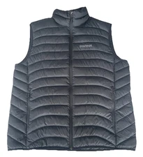 Marmot 600 Down Fill Vest Men’s XL Black Puffer Outdoor Sport Gorpcore