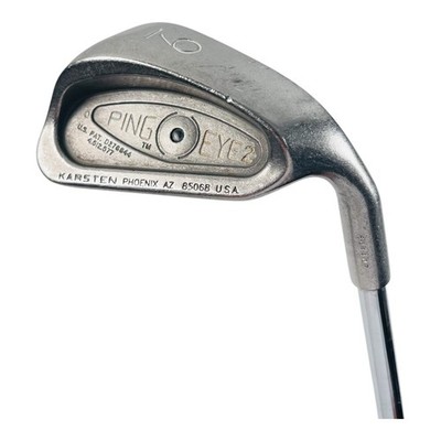 Ping Eye 2 Black Dot 9 Iron Karsten ZZ Lite Steel Shaft Stiff Flex 35'' RH