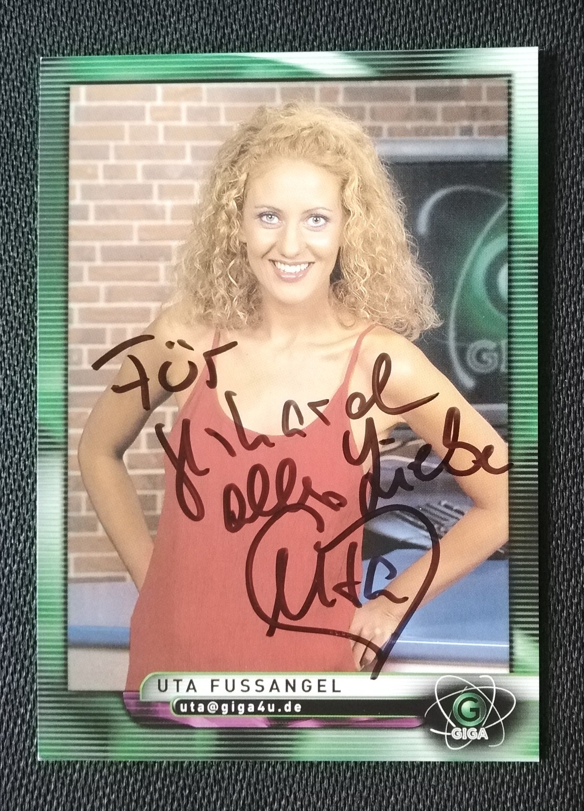 14443 Uta Fussangel Autogrammkarte original signiert