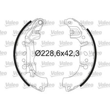 Valeo 564214 Bremsbackensatz für FIAT 500L TIPO FIORINO 351 352 356 357 225