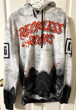 Sullivan King Reckless Rocks 2022 Tour Hoodie XXL Double Sided Print Excellent