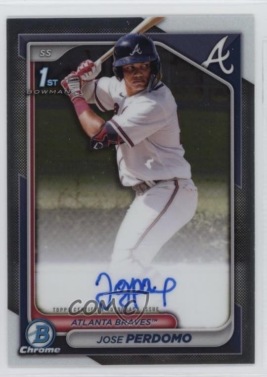 2024 Bowman Chrome Prospect Auto Jose Perdomo #CPA-JP Auto g9n