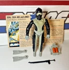 GI Joe Torpedo 1983 v1 *100% COMPLETE w/File Card, No Cracks!* Vintage ARAH