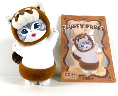 Miniso Mofusand Fluffy Party Mini Figure Soft Red Panda NEW