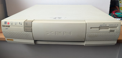 Apricot XEN-LS II i486SX33 PC - Batterie Korrosion - ungetestet - Ersatzteile oder Reparaturen