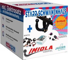 IMIOLA AHK f&uuml;r Mercedes GLS X166 16-19 starr + 13-pol JAEGER ES SPEZ