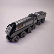 Thomas Wooden Railway Spencer Train Engine Tender Very Good Condition