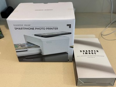Sharper Image Smartphone Digital Photo Printer Color w/ Refill Cartridges Bundle
