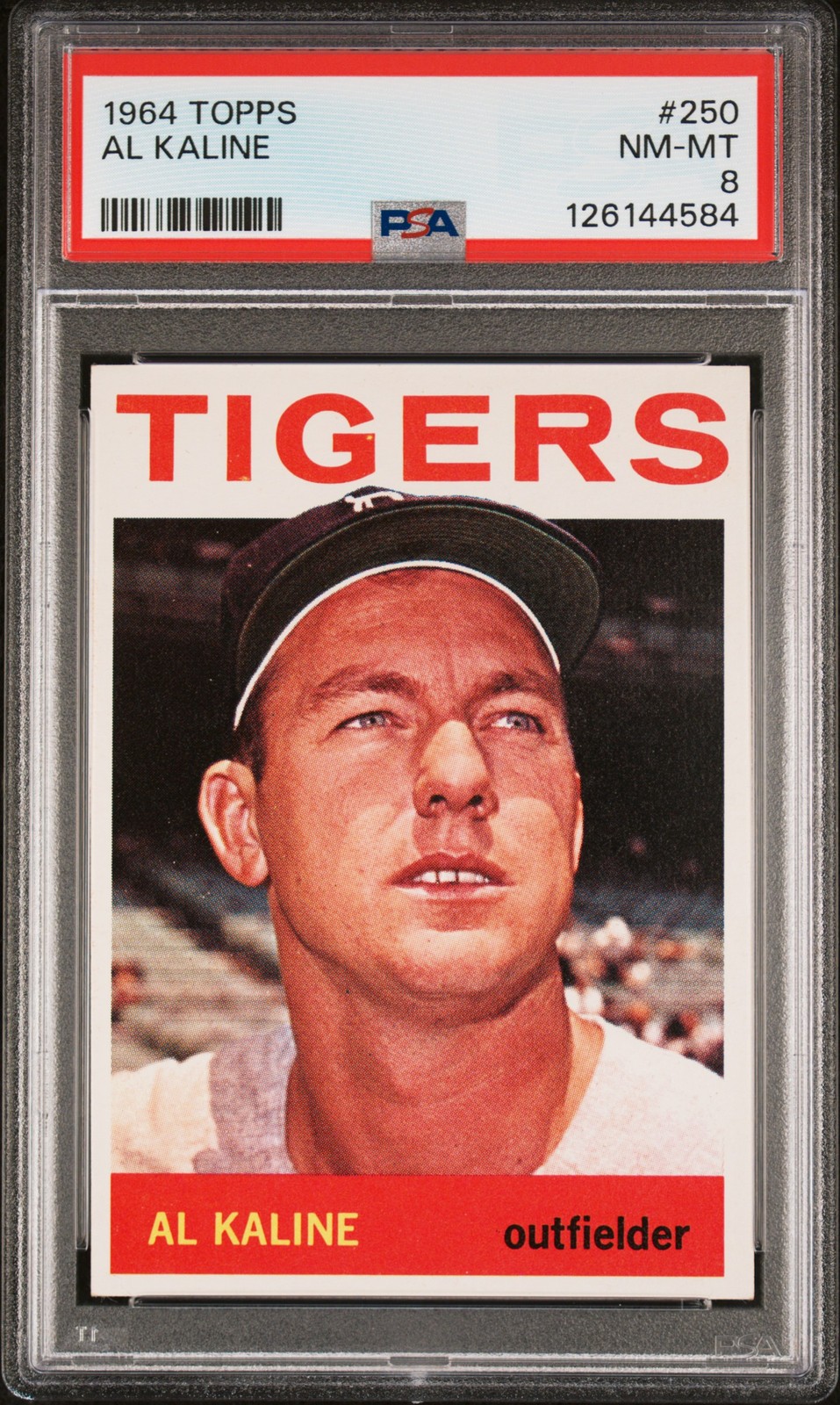 1964 TOPPS #250 AL KALINE PSA 8