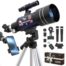 Telescope for Beginners  , 70mm Aperture Refractor Astronomy Telescope with ...