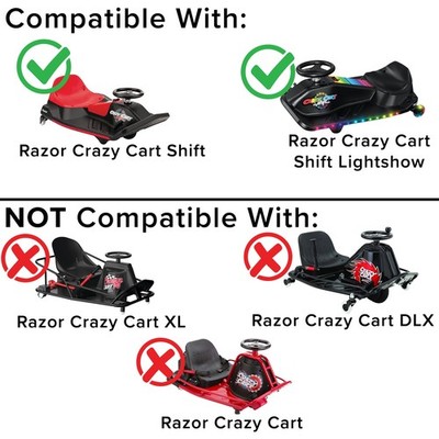 Premium 24 Volt Battery Pack for The Razor Crazy Cart Shift and