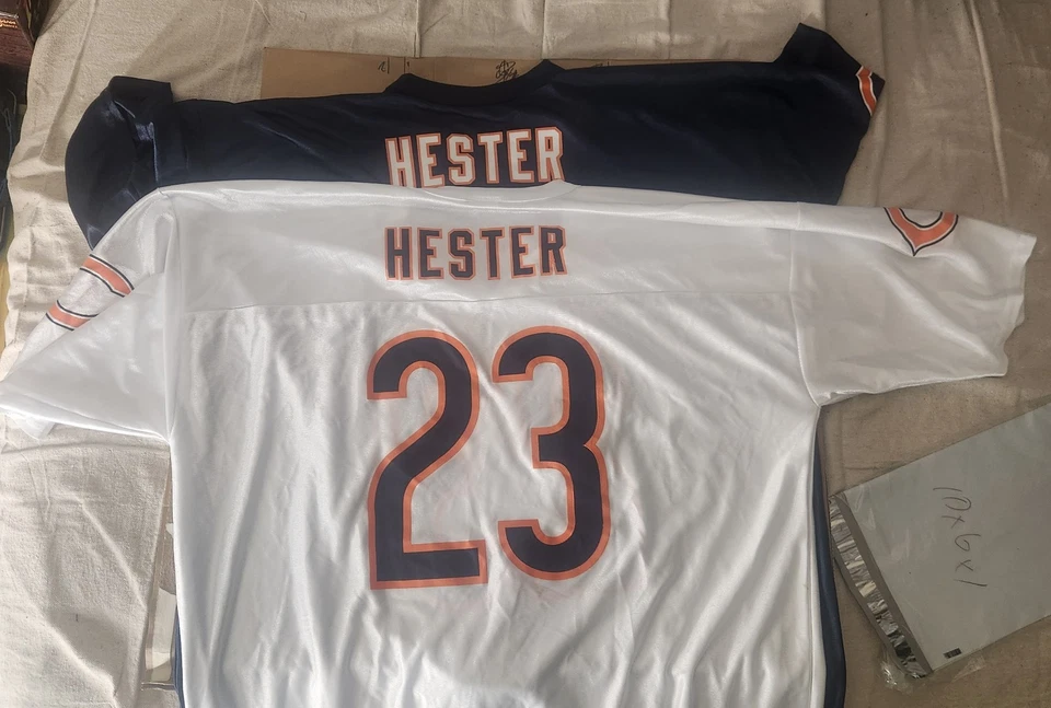 Pack de 2 camisetas deportivas de los Chicago Bears Hester. 1 Azul y 1 Blanco ?Talla XL? Foto 2 de 4