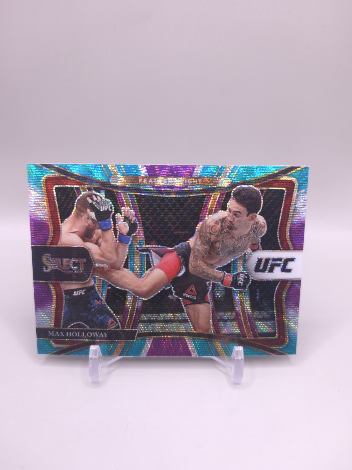 2021 Panini Select UFC #170 Max Holloway Tri-Color Prizms