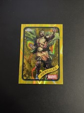 2025 TOPPS CHROME MARVEL HERCULES YELLOW LAVA REFRACTOR #163