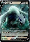 Pokemon Card - Lugia V 138/195 Silver Tempest V Rare Holo Near Mint