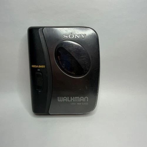 Vintage Sony Walkman  WM-EX122 AVLS Portable Tape Cassette Player Mega Bass