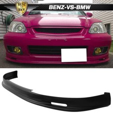 Mugen Style Front Bumper Lip Chin Spoiler Bodykit Fits 99-00 Honda Civic - Pp Mugen Style Front Bumper Lip Chin Spoiler Bodykit Fits 99-00 Honda Civic - Pp
