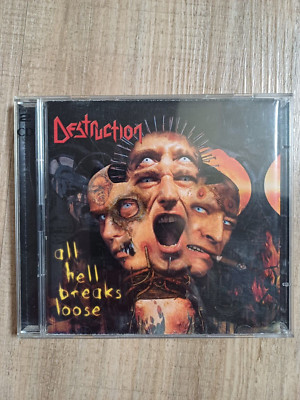 Doppell CD DESTRUCTION ''All hell Breaks loose'' 2000 Nuclear Blast rec. 