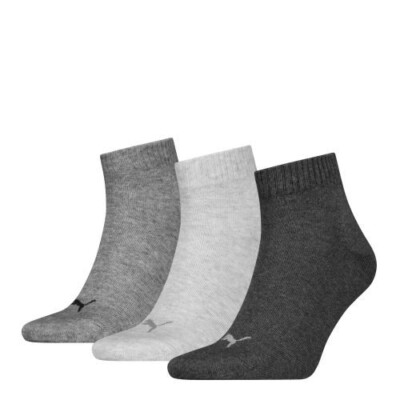 3-15 Paar, Puma Quarter Herren Damen Socken Strümpe A.701230337 uni Größe 39-46*