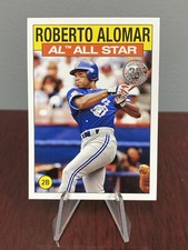 2021 Topps Series 2 1986 All Star Base Insert Roberto Alomar #86AS-47 Blue Jays